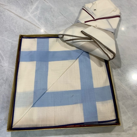 NIB Mens cotton handkerchief x3 - Picture 3 of 4